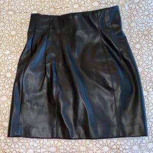Zara leather skirt